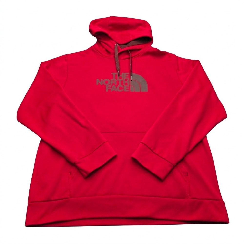 The North Face‎ Men's XL Hoodie Red Pullover Sweatshirt Logo A6S8 Fall 2014